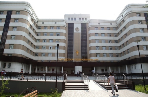 Описание: Открытие нового здания городской поликлиники 5 Тюменская обл…